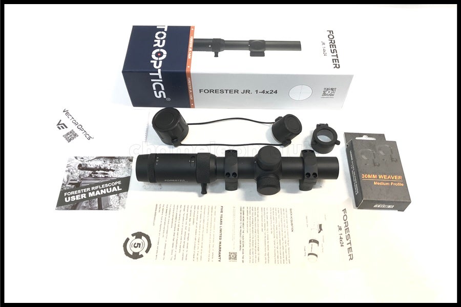 東京)VECTOR OPTICS FORESTER JR 1-4x24 ライフルスコープ