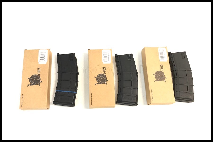 GHK GMAG フロン ブラック 2個セット 東京)GHK G MAG M4 V2 フロンガス用 スペアマガジン 3本セット