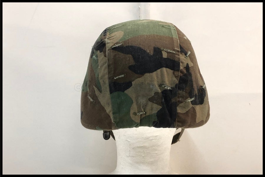 東京)米軍実物 PASGT フリッツヘルメット Sサイズ ヘルメットカバー付き