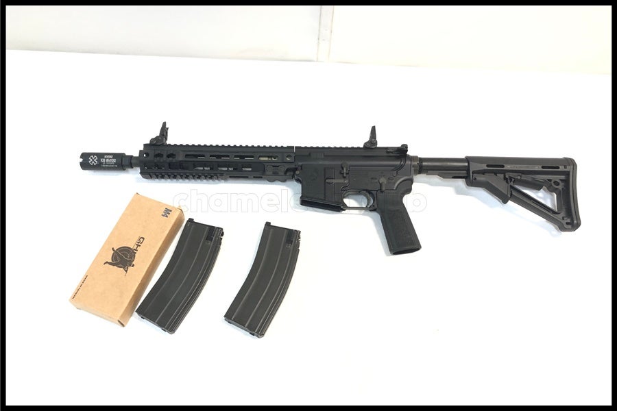 東京)GHK M4A1 CO2 ガスブローバック カスタム品 予備マガジン付