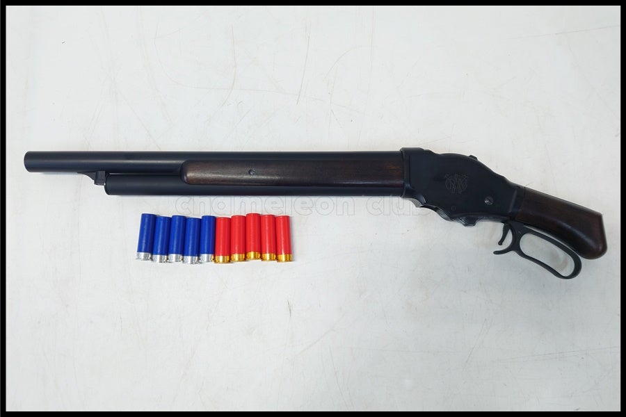 東京)マルシン マルシン M1887 ショート 木製ストック 6mm 予備シェル