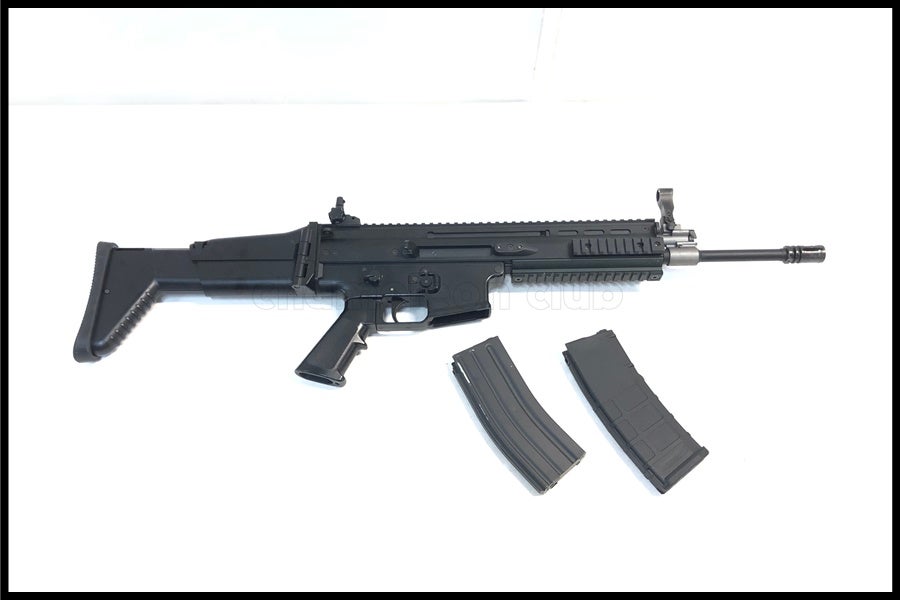 東京)東京マルイ SCAR-L スカーL ブラック 次世代電動ガン 予備マガジン付