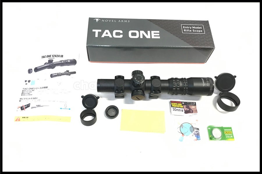 東京)ノーベルアームズ TAC-ONE 12424IR 1.2-4x24IR ライフルスコープ