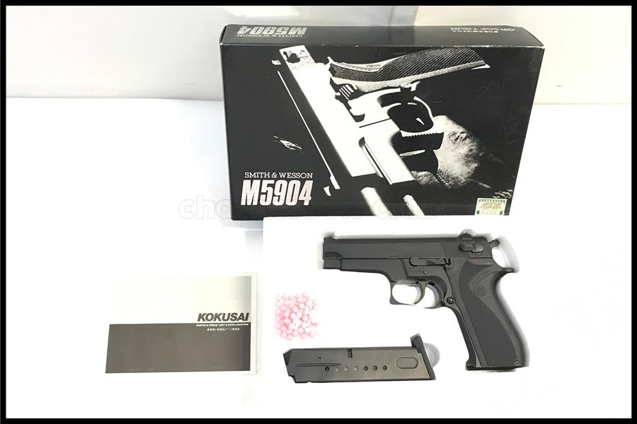 東京)コクサイ S&W M5904 固定スライドガスガン 現状品