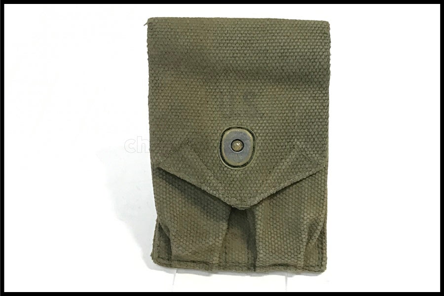 米軍放出品　マガジン&ポーチ 東京)米軍実物 米軍放出品 M1923 ピストルマガジンポーチ
