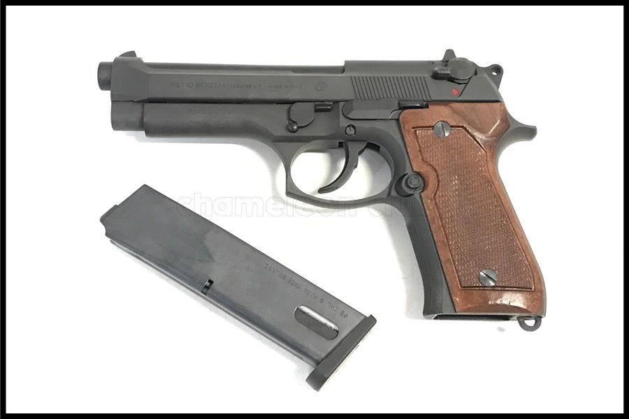 東京)MGC ベレッタ M92F HW 固定スライドガスガン 木製グリップ 現状品