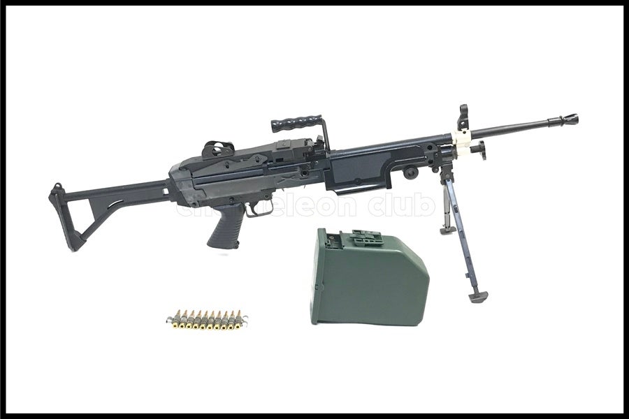 東京)TOP MINIMI M249 SAW 電動ガン R2500BOXマガジン付