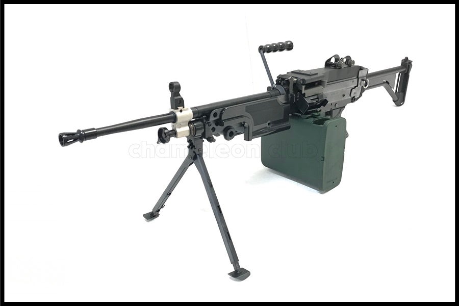 東京)TOP MINIMI M249 SAW 電動ガン R2500BOXマガジン付