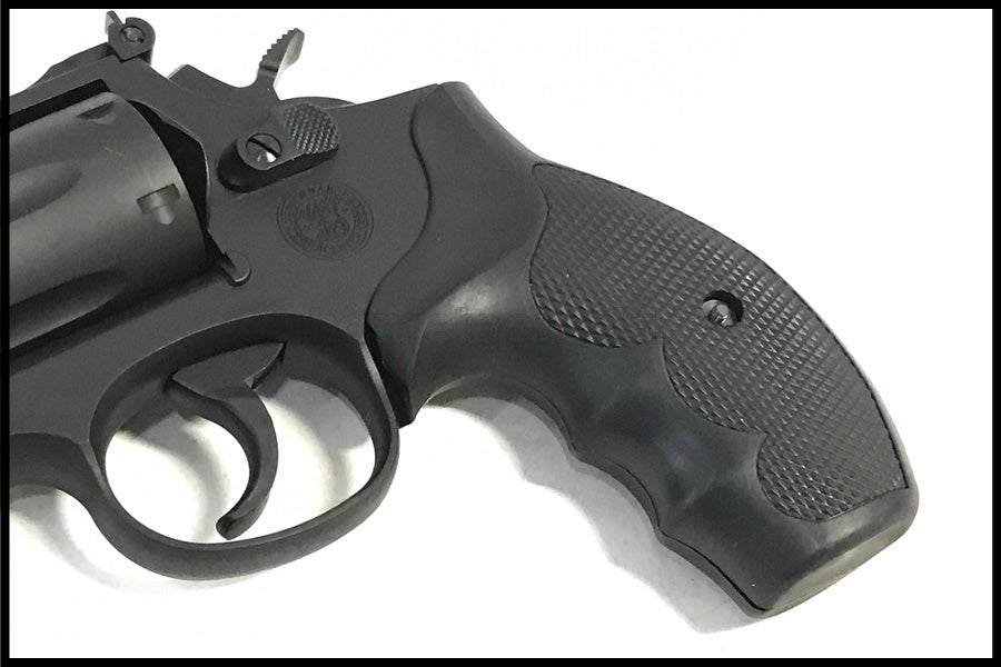 東京)タナカ S&W M19 PC K-comp ver.3 3インチ HWモデルガン 予備カート付
