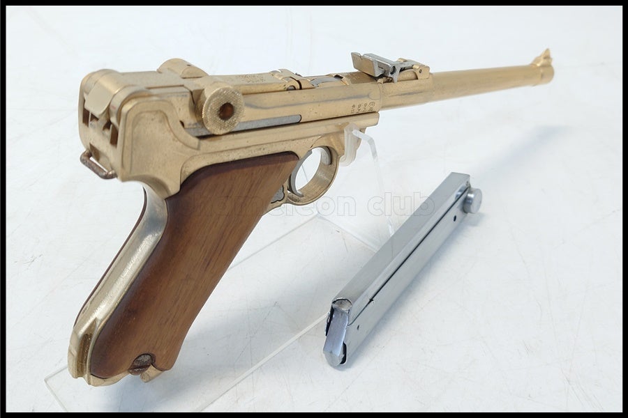 東京)マルシン ルガーP08 8インチ 22KGP SMG 金属モデルガン ジャンク