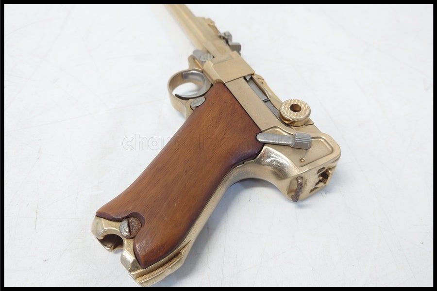東京)マルシン ルガーP08 8インチ 22KGP SMG 金属モデルガン ジャンク