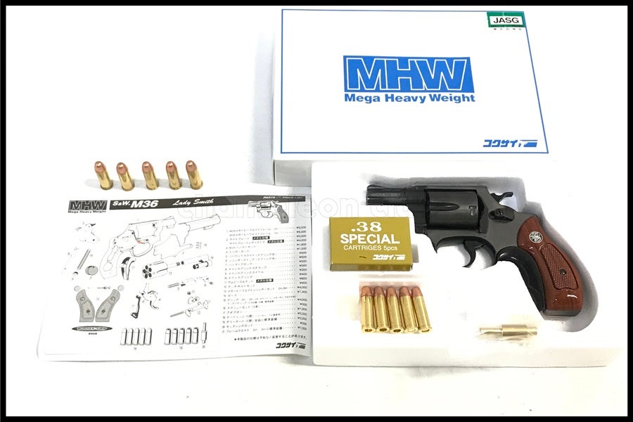 コクサイ　m36 メガヘビーウェイト　2インチ　モデルガン 東京)コクサイ S&W M36 2インチ メガHWモデルガン