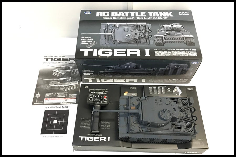 東京)東京マルイ RCバトルタンク TIGER I初期型 ジャンク