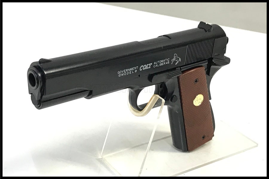 東京)ヨネザワ エアーコッキングハンドガン 2点セット M4506/コルト