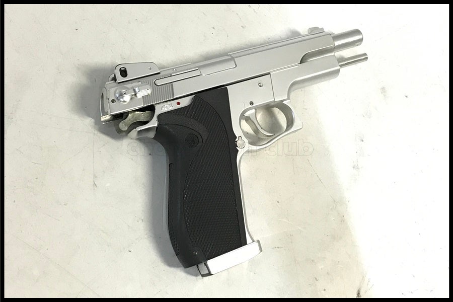 東京)ヨネザワ エアーコッキングハンドガン 2点セット M4506/コルト