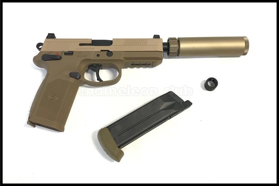 東京)東京マルイ FNX-45 タクティカル ガスブローバック サイレンサー付