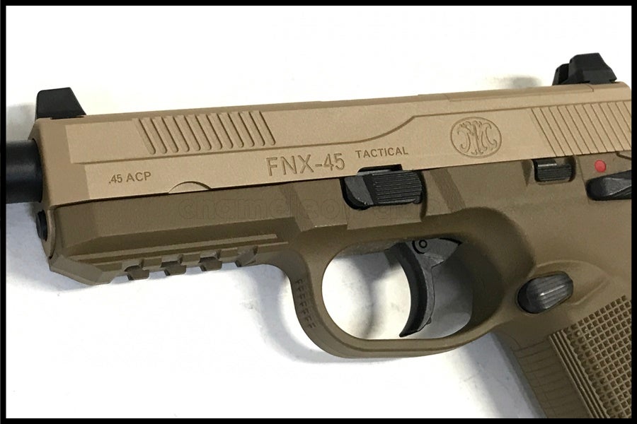 東京)東京マルイ FNX-45 タクティカル ガスブローバック サイレンサー付