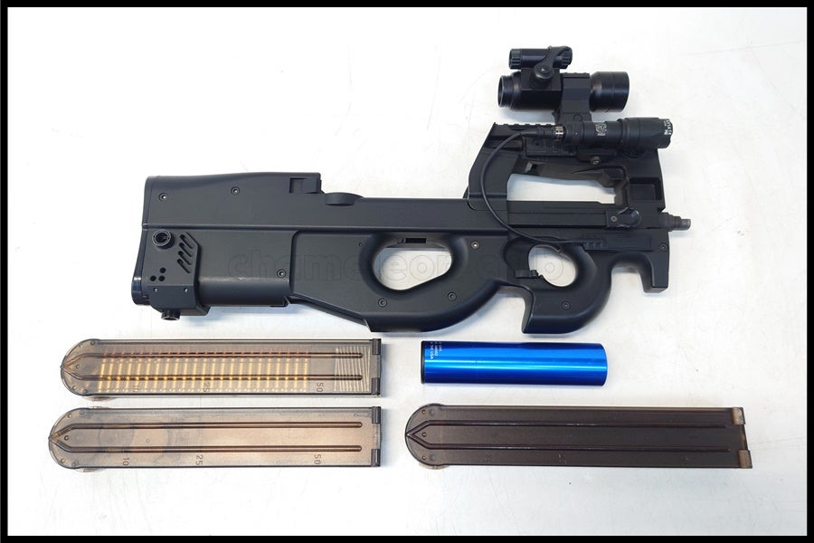 東京マルイ　P90スタンダード電動ガン　外装カスタム品 東京)東京マルイ P90 スタンダード電動ガン カスタム品