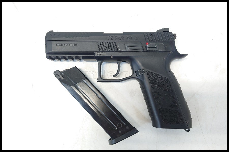 東京)KJ WORKS CZ P-09 DUTY ガスブローバック 樹脂モデル