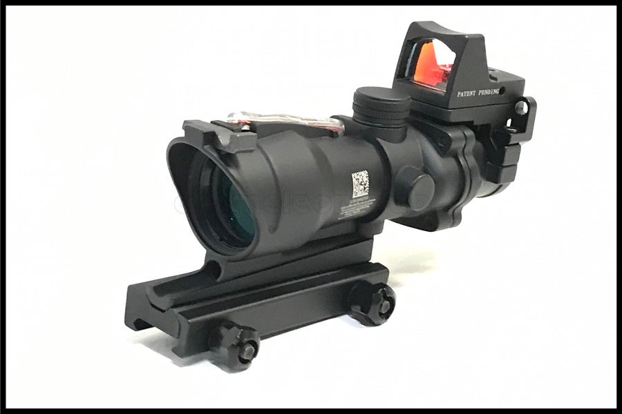 東京)NB Trijicon ACOGタイプ 集光スコープ ドットサイト付