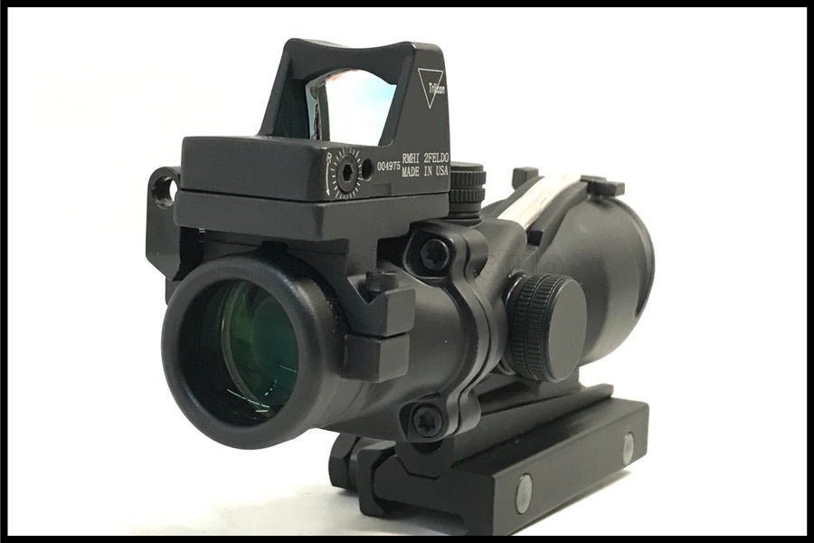東京)NB Trijicon ACOGタイプ 集光スコープ ドットサイト付