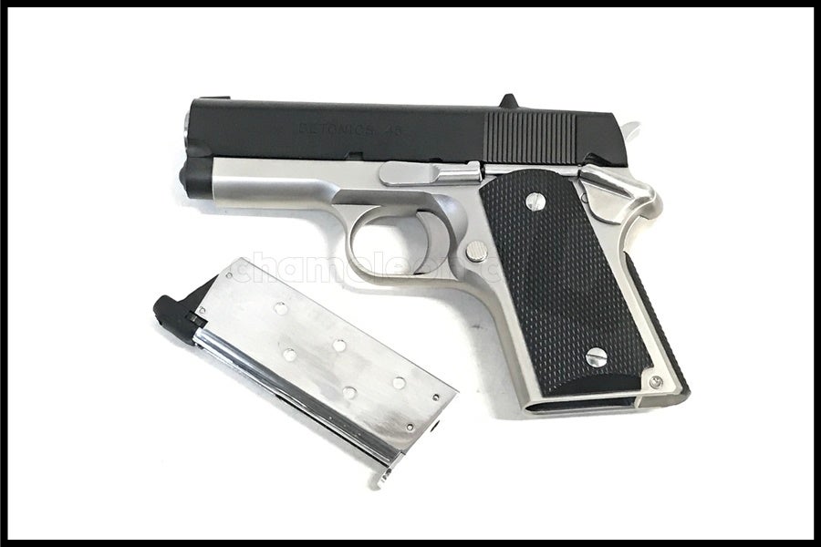 東京)東京マルイ デトニクス45 フレームシルバー ガスブローバック