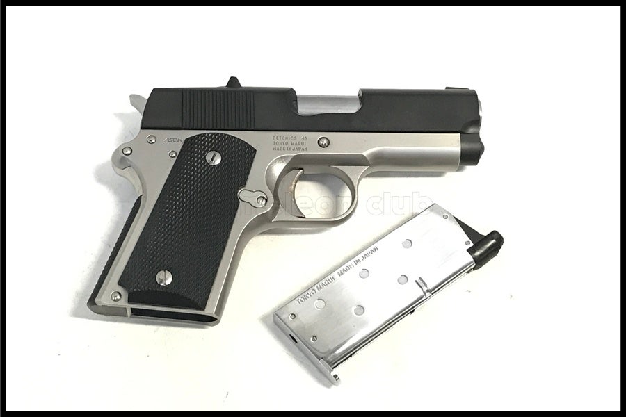 東京)東京マルイ デトニクス45 フレームシルバー ガスブローバック