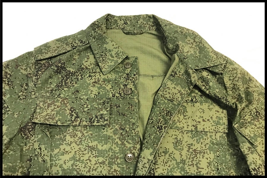 東京)ロシア軍 BTK デジタルフローラ迷彩戦闘服上下セット サイズ50-3