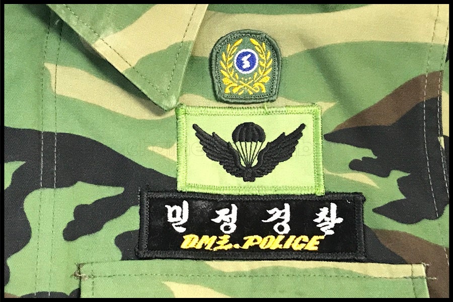 東京)韓国軍 M95 フィールドジャケット カモフラ 加工品