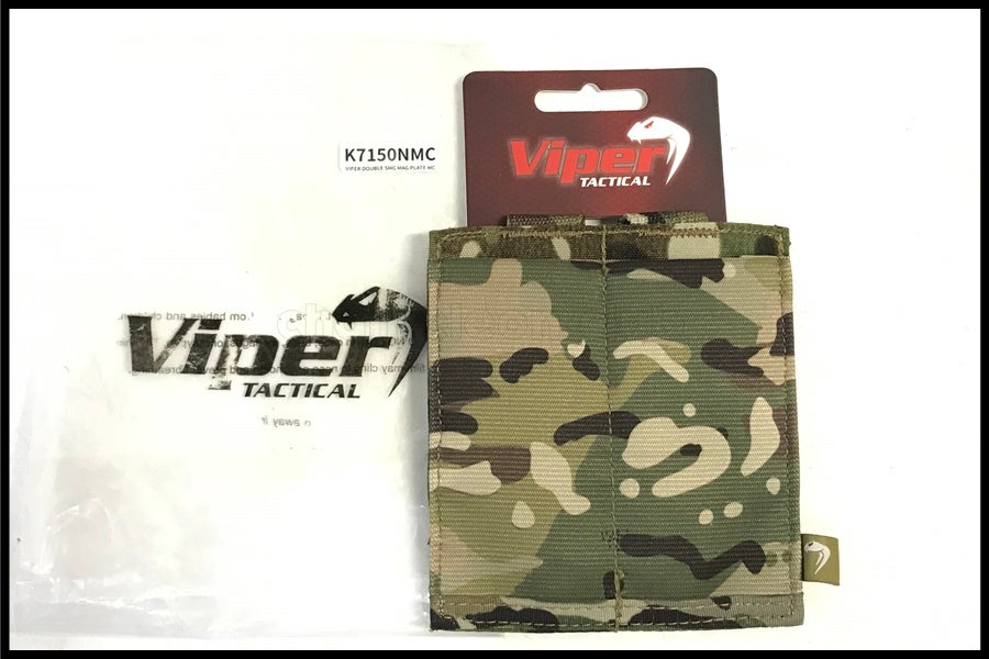 東京)VIPER TACTICAL ダブルマガジンポーチ マルチカム