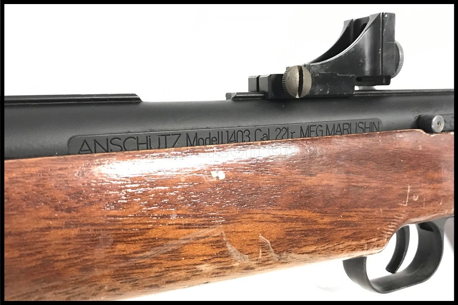 東京)マルシン アンシュッツ M1403 リアルウッド エアーコッキング