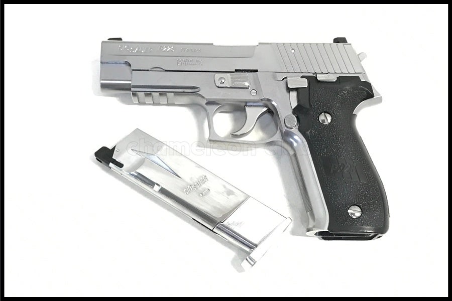 東京)東京マルイ SIG P226 レイル クロームステンレス ガスブローバック