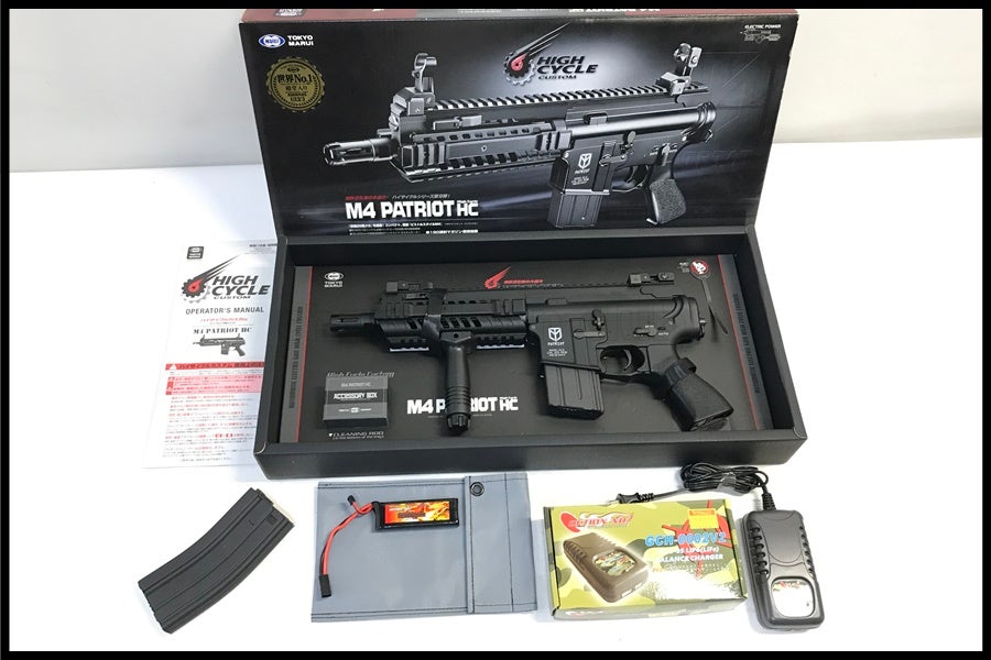 東京)東京マルイ M4パトリオットHC電動ガン 付属品あり