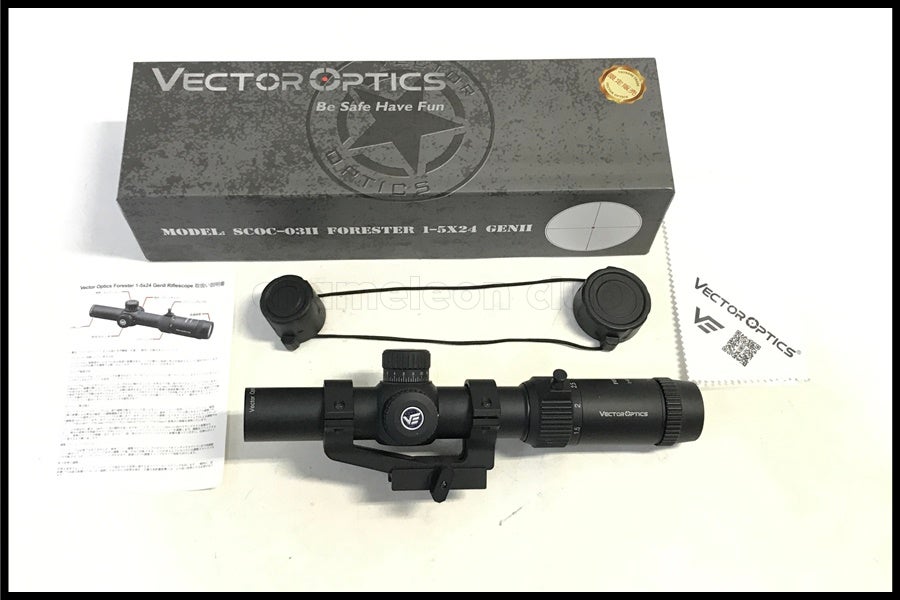 東京)VECTOR OPTICS SCOC-03II FORESTER 1-5x24 GENII ライフルスコープ
