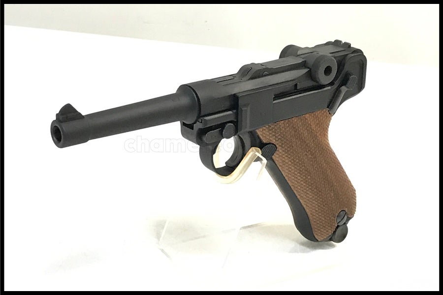 東京)タナカ ルガーP08 4インチ S/42 HW ガスブローバック 木製グリップ
