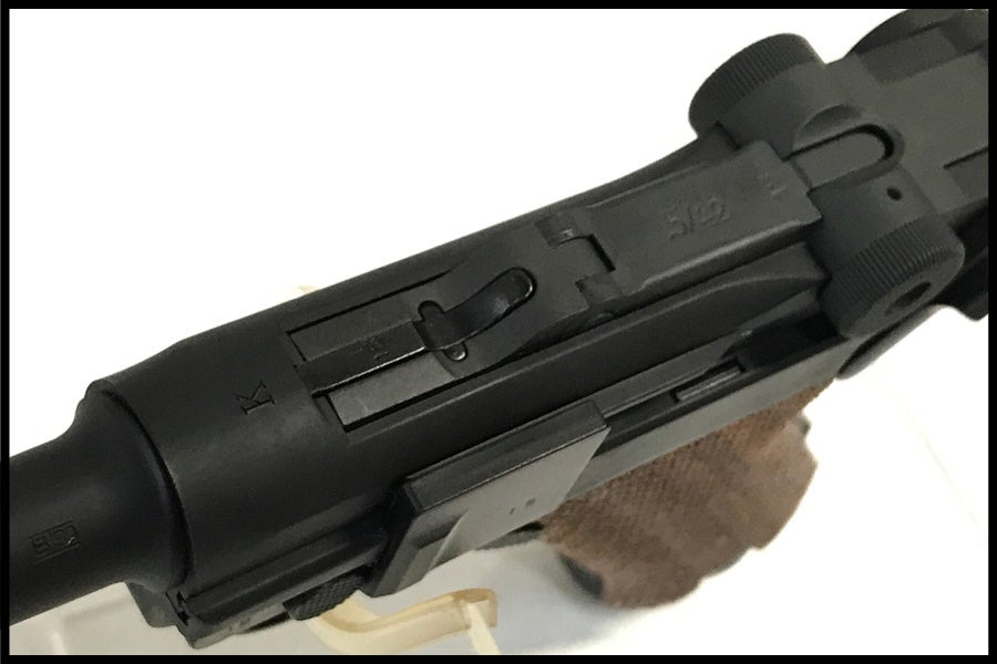 東京)タナカ ルガーP08 4インチ S/42 HW ガスブローバック 木製グリップ