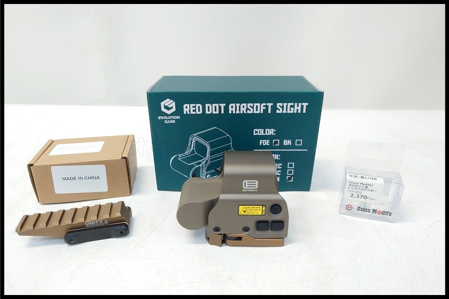 東京)Evolution Gear EXPS3-0タイプ FDE ドットサイト UNITYタイプ