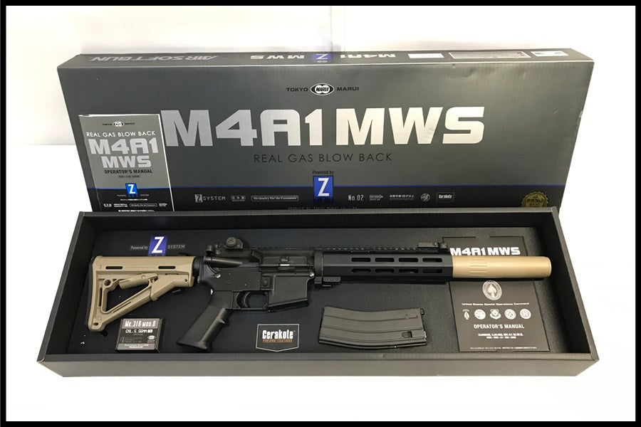 東京)東京マルイ M4A1 MWS ガスブローバック カスタム品