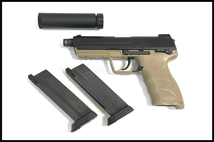 東京)東京マルイ HK45 タクティカル ガスブローバック 予備マガジン付