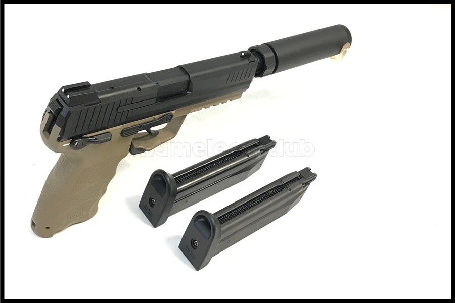 東京)東京マルイ HK45 タクティカル ガスブローバック 予備マガジン付