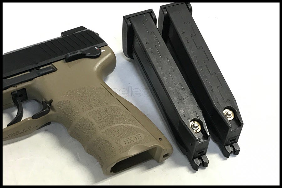 東京)東京マルイ HK45 タクティカル ガスブローバック 予備マガジン付