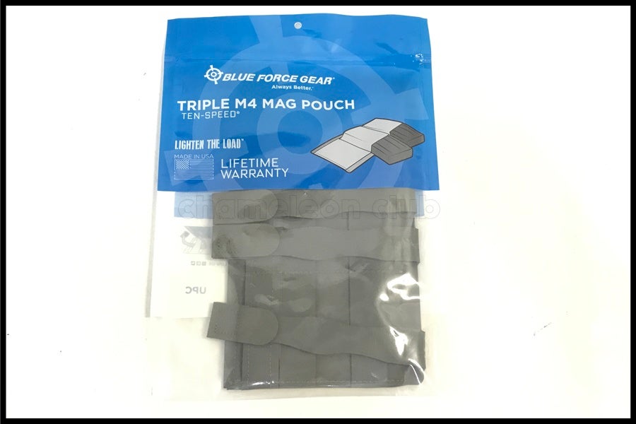 東京)BLUE FORCE GEAR TEN SPEED M4 トリプルマグポーチ RG 実物 HW