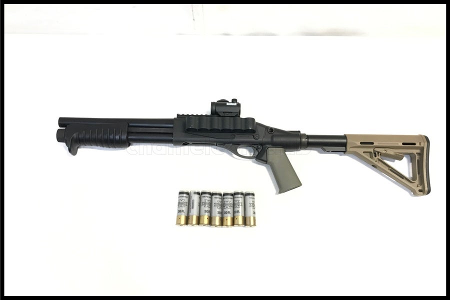 東京)東京マルイ M870 ブリーチャー ガスショットガン カスタム品 予備