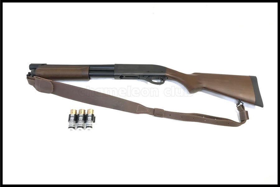 東京)東京マルイ M870 ウッドタイプストック ガスショットガン 外装