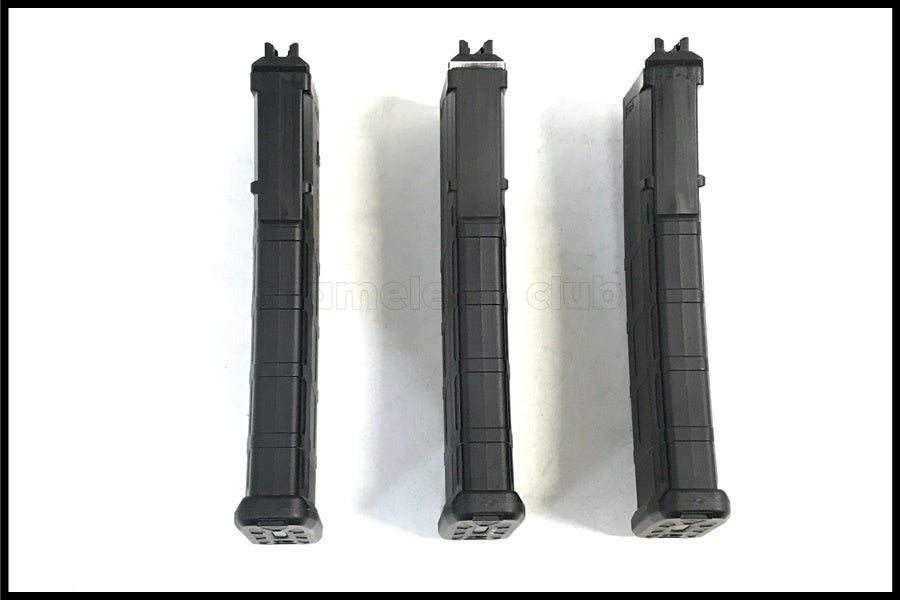 東京)WE M4 オープンボルト対応 P-MAGタイプ V3スペアガスマガジン 3点