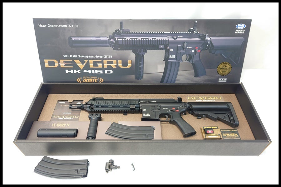 東京)東京マルイ HK416D DEVGRUカスタム次世代電動ガン 予備マガジン付