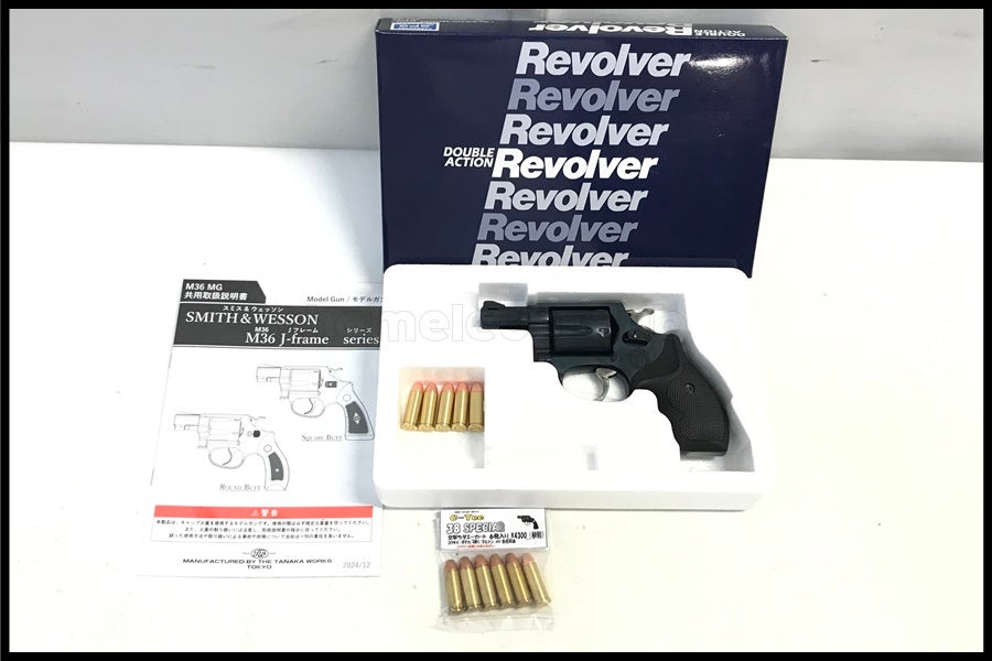 東京)タナカ S&W M36 PC 2インチ ver.2 HW モデルガン ブルーイング