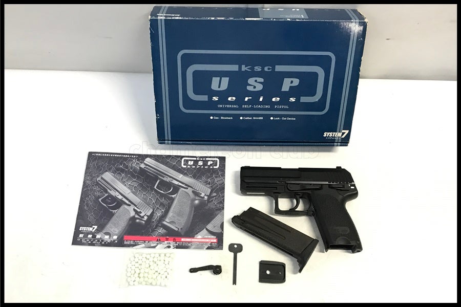東京)KSC H&K USP コンパクト ガスブローバック システム7 現状品