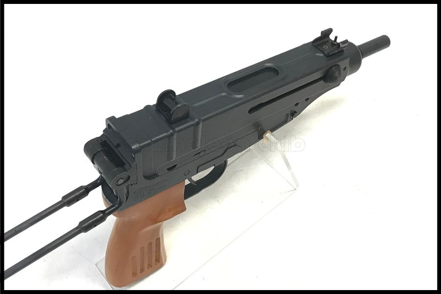 東京)マルゼン Vz61 スコーピオン ガスブローバック 木製グリップ 現状品