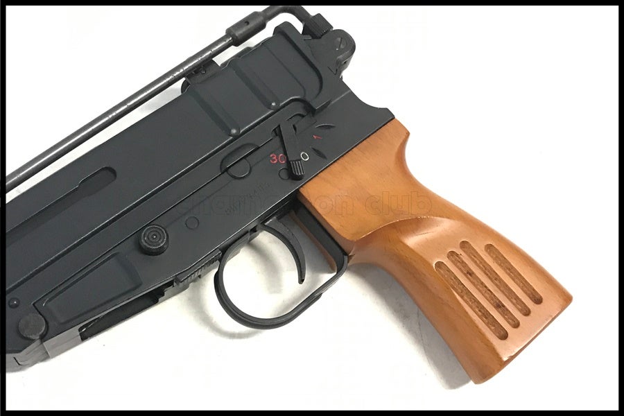 東京)マルゼン Vz61 スコーピオン ガスブローバック 木製グリップ 現状品